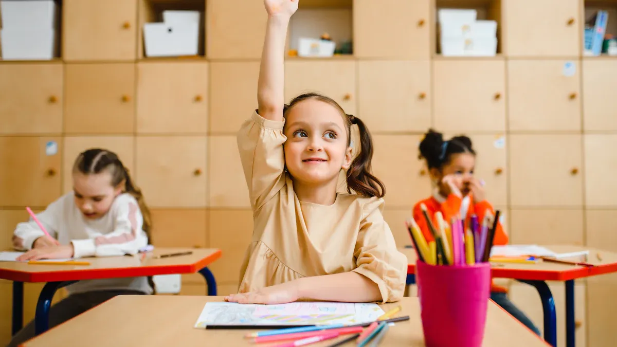 The child who concentrates and happiness